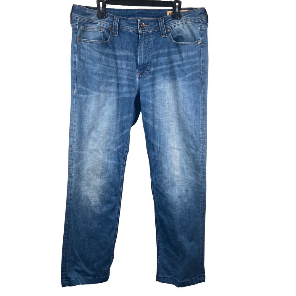 Seven7 Jeans Men’s (Fits 37x30) Straight Fit Medium Wash Denim Jeans